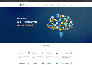 互联网营销信息科技有限公司建站案例！